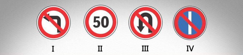 მოცემული საგზაო ნიშნებიდან რომლის მოქმედება არ ვრცელდება სამარშრუტო სატრანსპორტო საშუალებაზე?