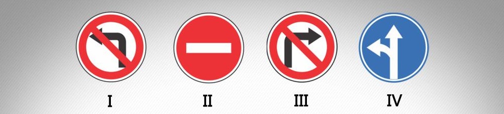 მოცემული საგზაო ნიშნებიდან რომლის მოქმედება ვრცელდება სავალი ნაწილების იმ გადაკვეთაზე, რომლის წინაც დადგმულია ნიშანი?
